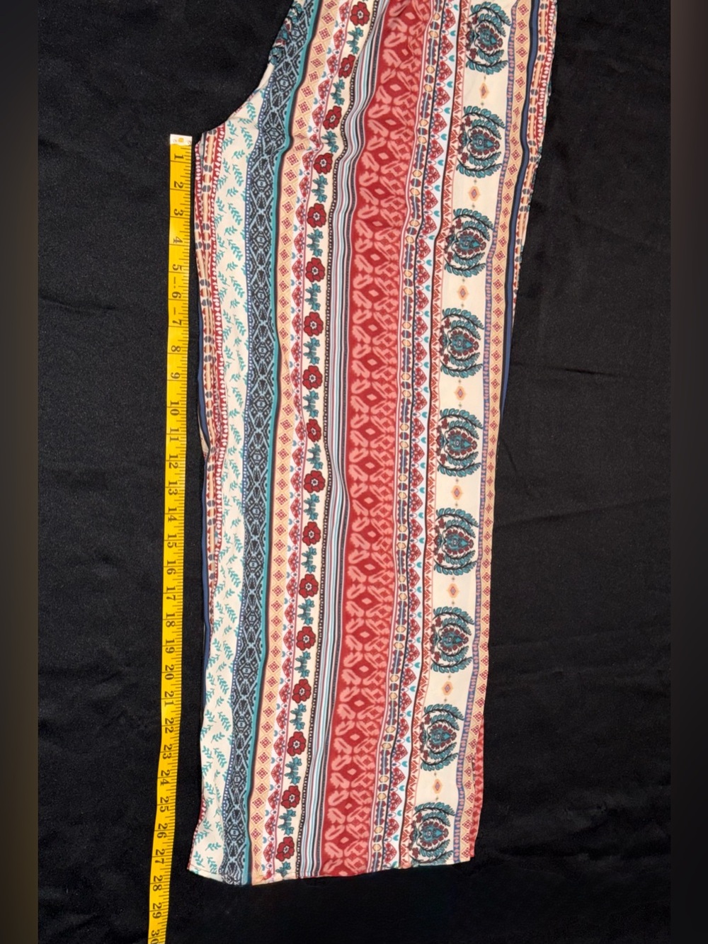 Three Bird Nest Staycation Wide Leg Drawstring Boho Pants Red Clay XL NWT - Picture 13 of 13